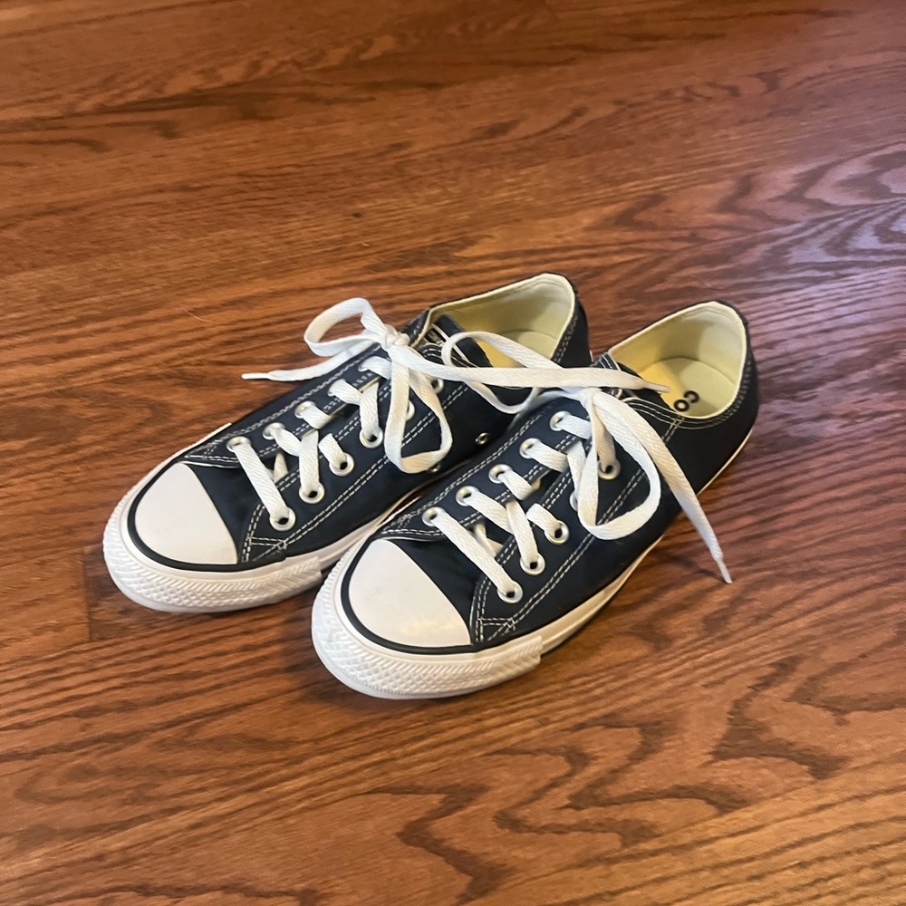Converse Navy Blue and White Sneakers Womens